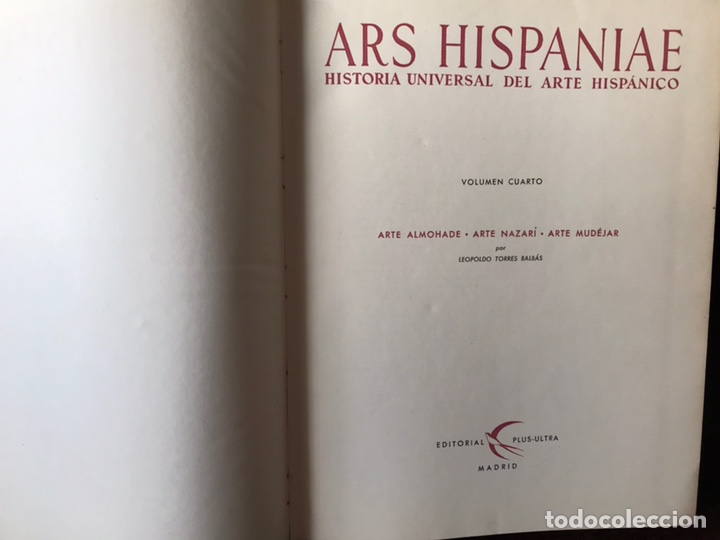 Libros de segunda mano: Ars Hispaniae IV.Arte Almohade, Nazar&iacute;, Mud&eacute;jar. - Foto 2
