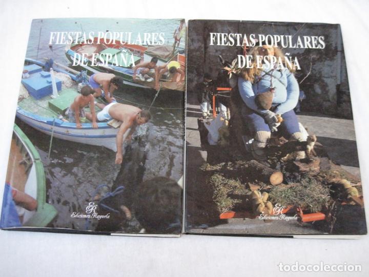 Libros de segunda mano: FIESTAS POPULARES DE ESPA&Ntilde;A - TOMO I Y II - - Foto 1