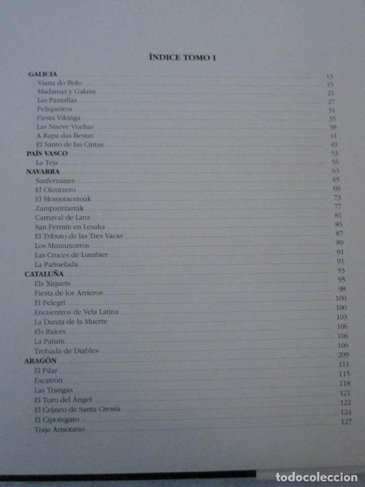 Libros de segunda mano: FIESTAS POPULARES DE ESPA&Ntilde;A - TOMO I Y II - - Foto 2