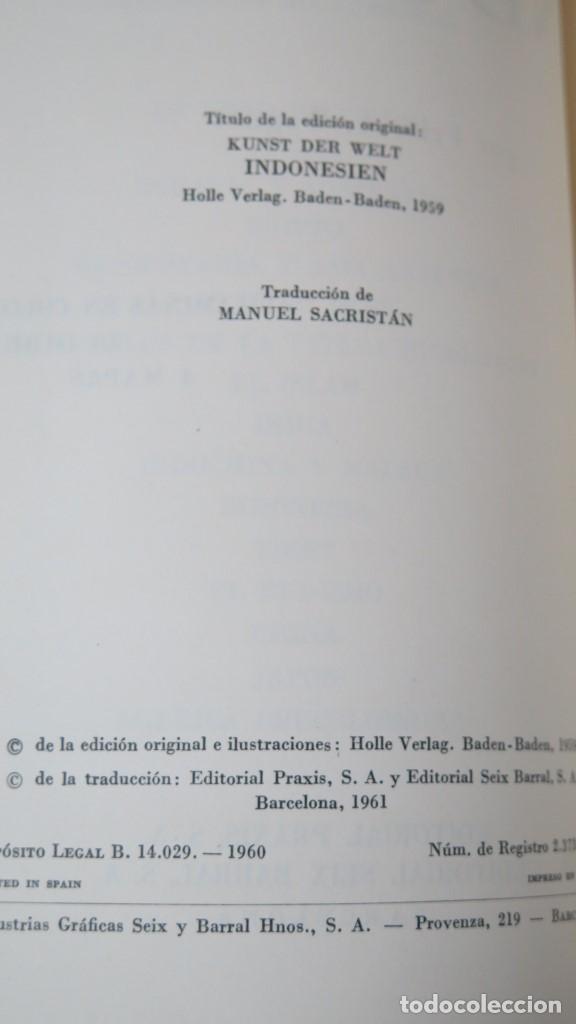 Libros de segunda mano: EL ARTE DE LOS PUEBLOS. INDONESIA. WAGNER - Foto 2
