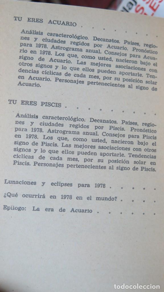 Libros de segunda mano: PSICOASTROLOGIA. PROFESOR LESTER. CON DEDICATORIA AUTOGRAFA - Foto 8