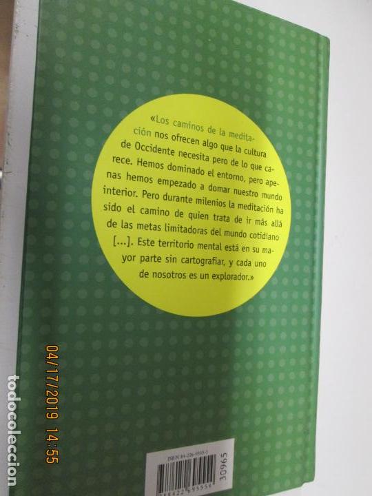 Libros de segunda mano: LOS CAMINOS DE LA MEDITACI&Oacute;N - DANIEL GOLEMAN  - CIRCULO DE LECTORES. - Foto 2