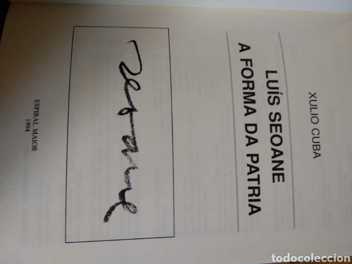 Libros de segunda mano: LUIS SEOANE A FORMA DA PATRIA. XULIO CUBA - Foto 2