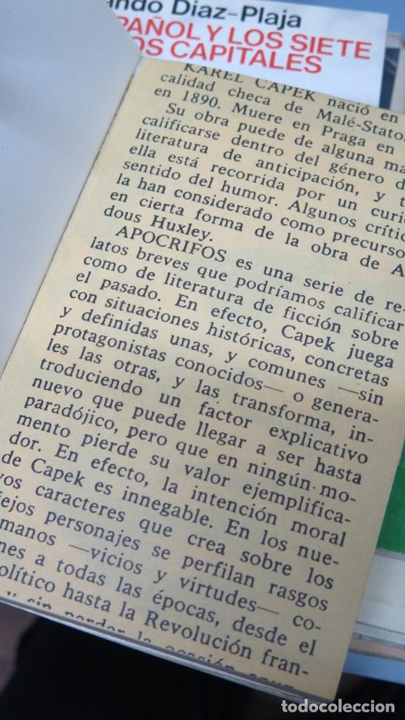 Libros de segunda mano: APOCRIFOS. KAREL CAPEK - Foto 2