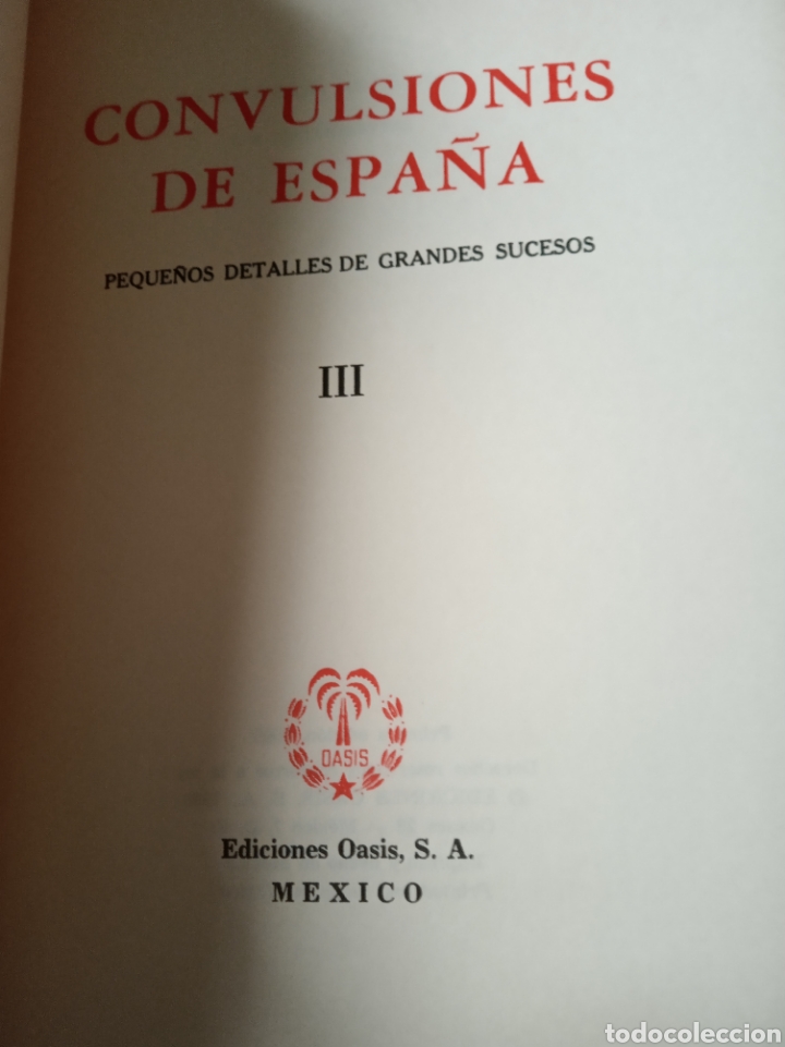 Libros de segunda mano: Convulsiones de Espa&ntilde;a. Indalecio Prieto - Foto 3