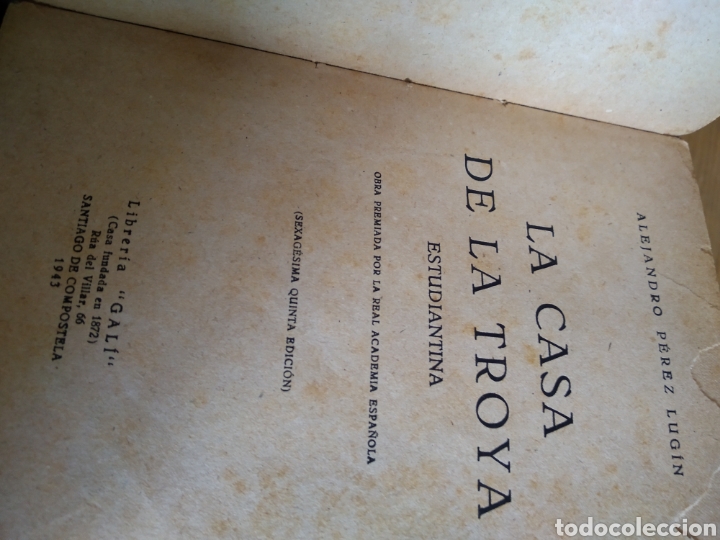 Libros de segunda mano: LA CASA DE LA TROYA. A. P&Eacute;REZ LUG&Iacute;N. #0655 - Foto 2