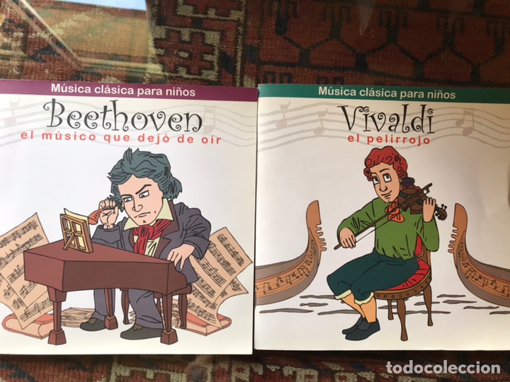 Libros de segunda mano: M&uacute;sica cl&aacute;sica para ni&ntilde;os. Vivaldi y Beethoven. Con CD&rsquo;s