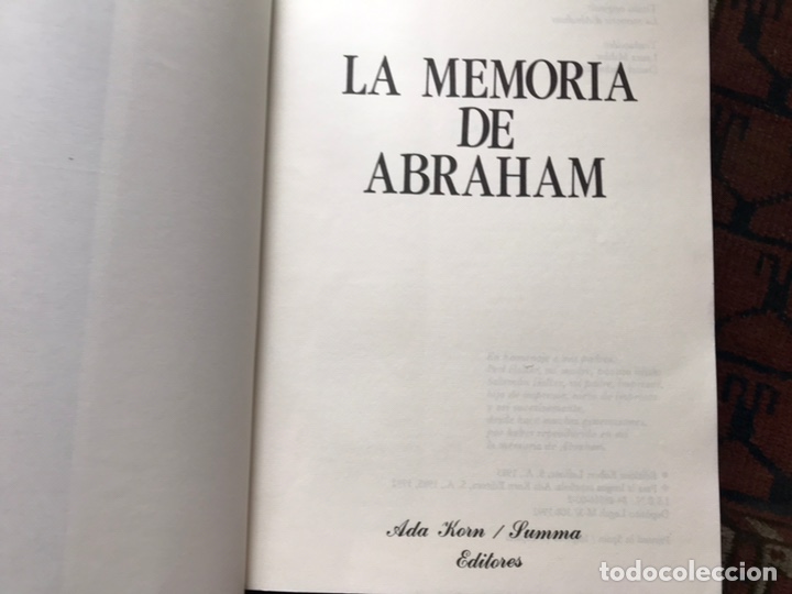 Libros de segunda mano: La memoria de Abraham. Mark Halter - Foto 4