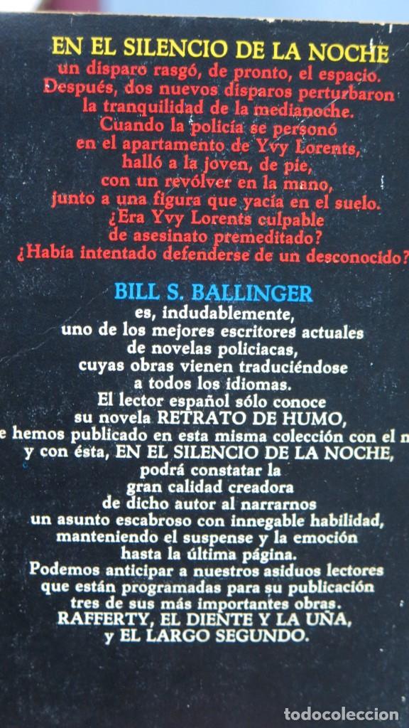 Libros de segunda mano: EN EL SILENCIO DE LA NOCHE. BALLINGER - Foto 2