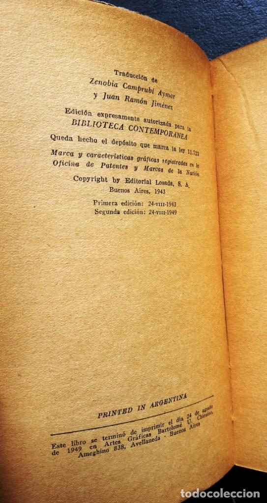 Libros de segunda mano: RABINDRANATH TAGORE - EL JARDINERO - EDITORIAL LOSADA 1949 - Foto 2