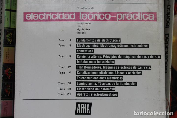 Libros de segunda mano: ELECTRICIDAD, TEORICO-PRACTICA, 8 TOMOS, (COMPLETA), 1973 - Foto 3
