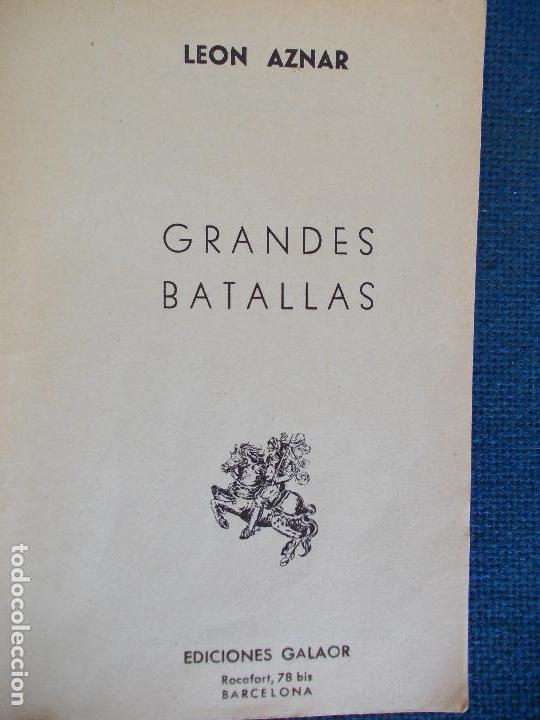 Libros de segunda mano: Grandes batallas  Ediciones Galaor - Foto 2