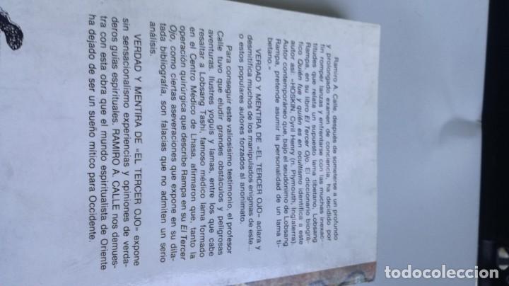 Libros de segunda mano: VERDAD Y MENTIRA DEL TERCER OJO - RAMIRO A CALLE - EDITORIAL EYRAS - Foto 3
