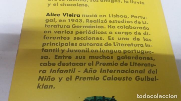 Libros de segunda mano: Libro de CHOCOLATE CON LLUVIA Alice Vieira Edebe periscopio - Foto 3