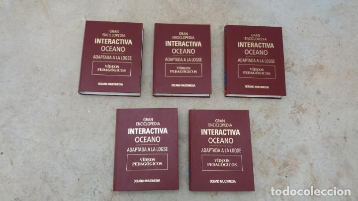 Libros de segunda mano: Enciclopedia INTERACTIVA estilo libro de cinta video VHS Obra adaptada a la Logse OCEANO multimedia - Foto 1