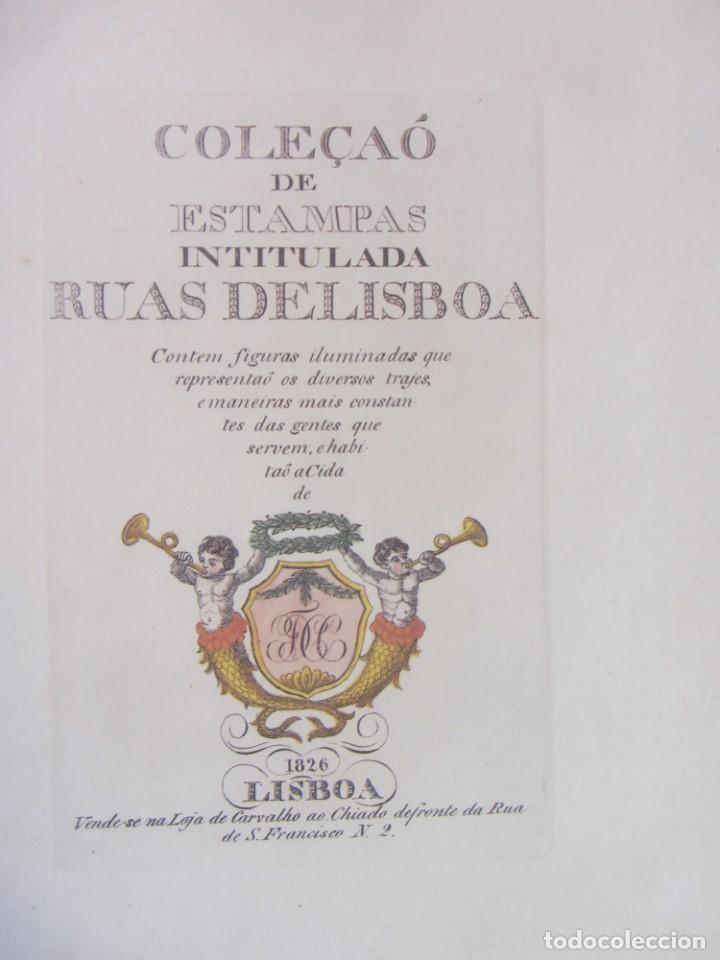 Libros de segunda mano: RUAS DE LISBOA (1826). ED. INAPA 1994. ED. FACS&Iacute;MIL - Foto 4