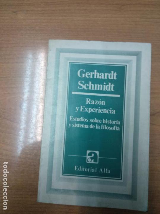 Libros de segunda mano: GERHART SCHMIDT - RAZON Y EXPERIENCIA