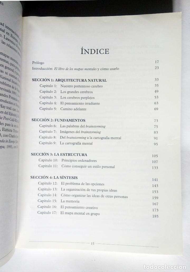 Libros de segunda mano: EL LIBRO DE LOS MAPAS MENTALES | Buzan, Tony | Ediciones Urano 1996 - Foto 3