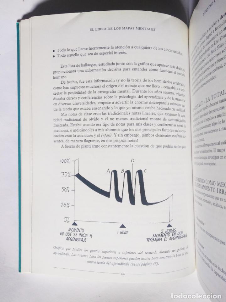 Libros de segunda mano: EL LIBRO DE LOS MAPAS MENTALES | Buzan, Tony | Ediciones Urano 1996 - Foto 6
