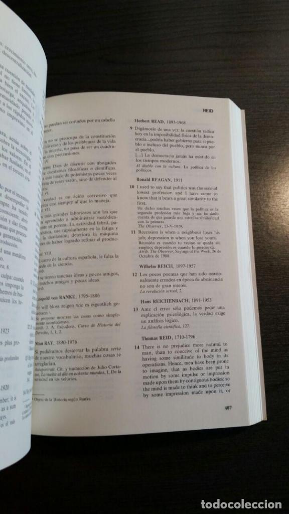Libros de segunda mano: DICCIONARIO DE CITAS , EDITORIAL NOESIS, - Foto 2