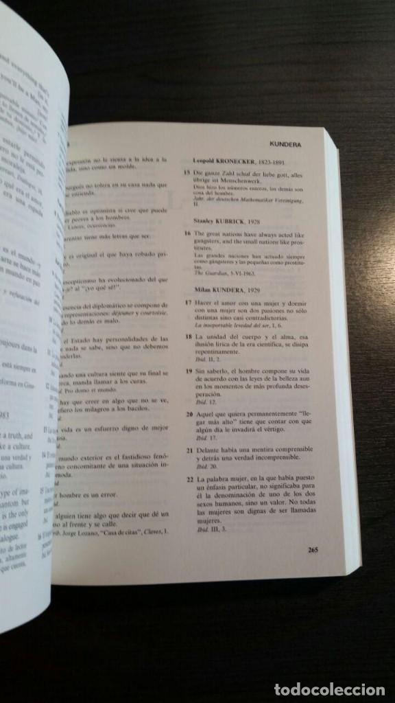 Libros de segunda mano: DICCIONARIO DE CITAS , EDITORIAL NOESIS, - Foto 5