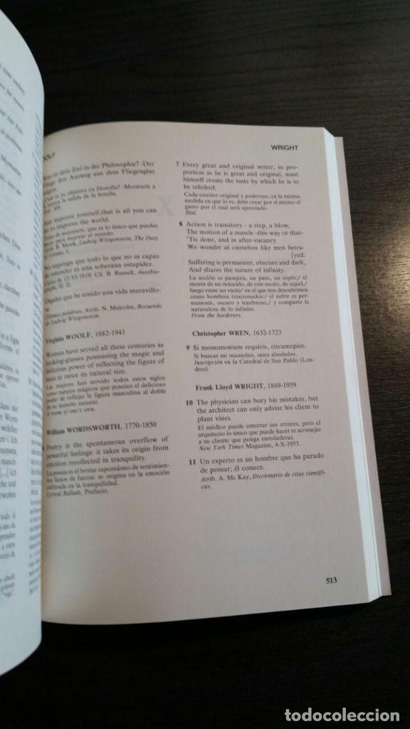 Libros de segunda mano: DICCIONARIO DE CITAS , EDITORIAL NOESIS, - Foto 12
