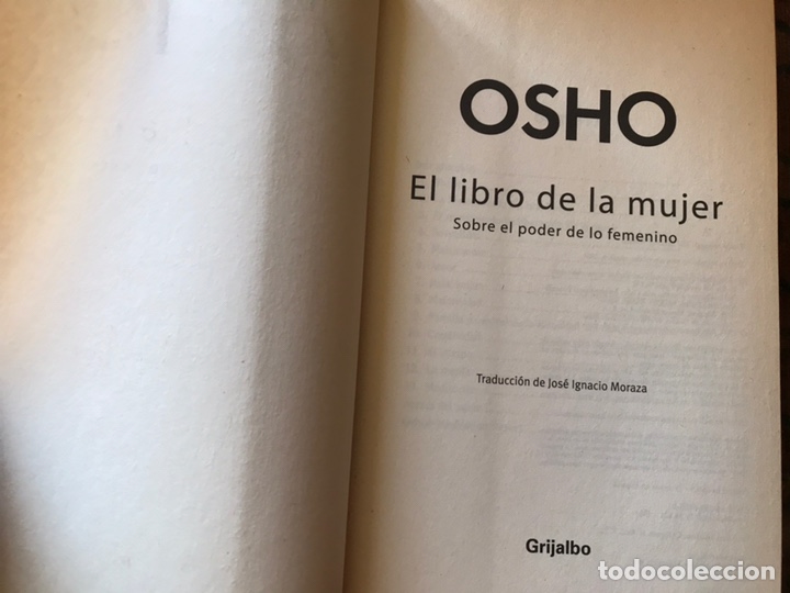Libros de segunda mano: El libro de la mujer. Sobre el poder de lo femenino. Osho - Foto 4