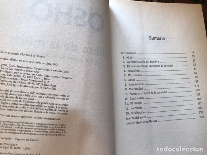 Libros de segunda mano: El libro de la mujer. Sobre el poder de lo femenino. Osho - Foto 5