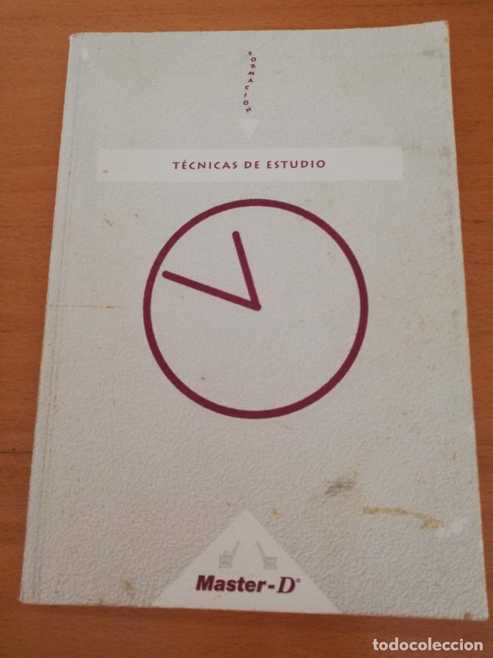Libros de segunda mano: T&Eacute;CNICAS DE ESTUDIO (MASTER-D) - Foto 1