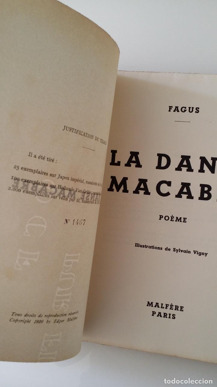 Libros de segunda mano: FAGUS, La Danza Macabra, poema, numerado, 1937 - Foto 5