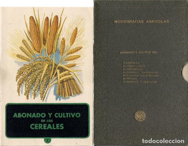 Second hand books: ABONADO Y CULTIVO DE: CEREALES, LEGUMINOSAS, HORTALIZAS... Estuche con 7 cuadernillos.