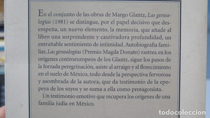 Libros de segunda mano: LAS GENEALOGIAS. MARGO GLANTZ - Foto 2