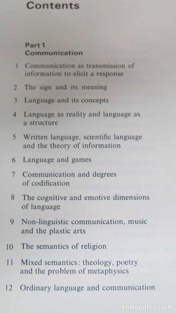 Libros de segunda mano: HUMAN COMMUNICATION. J. L. ARANGUREN - Foto 3