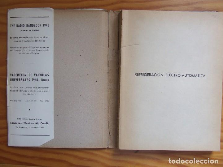 Libros de segunda mano: REFRIGERACI&Oacute;N ELECTRO AUTOM&Aacute;TICA - Foto 4