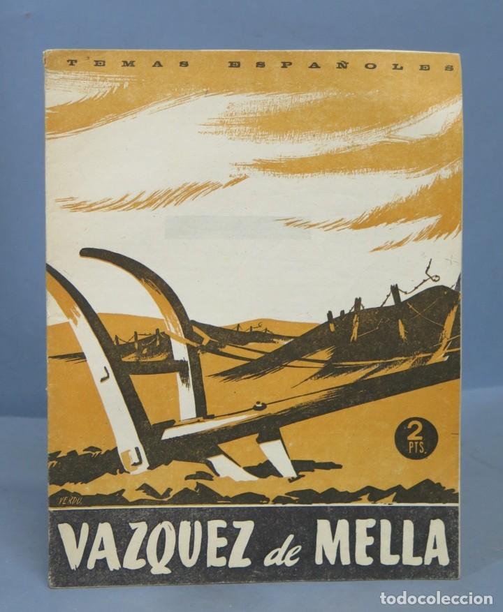 Libros de segunda mano: VAZQUEZ DE MELLA. TEMAS ESPA&Ntilde;OLES - Foto 1
