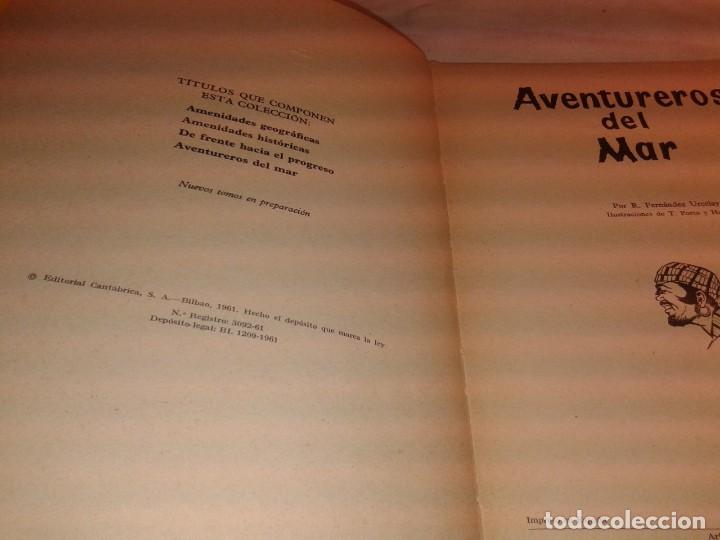 Libros de segunda mano: AVENTUREROS DEL MAR, 1961, EDITORIAL CANTABRICA, B10 - Foto 2