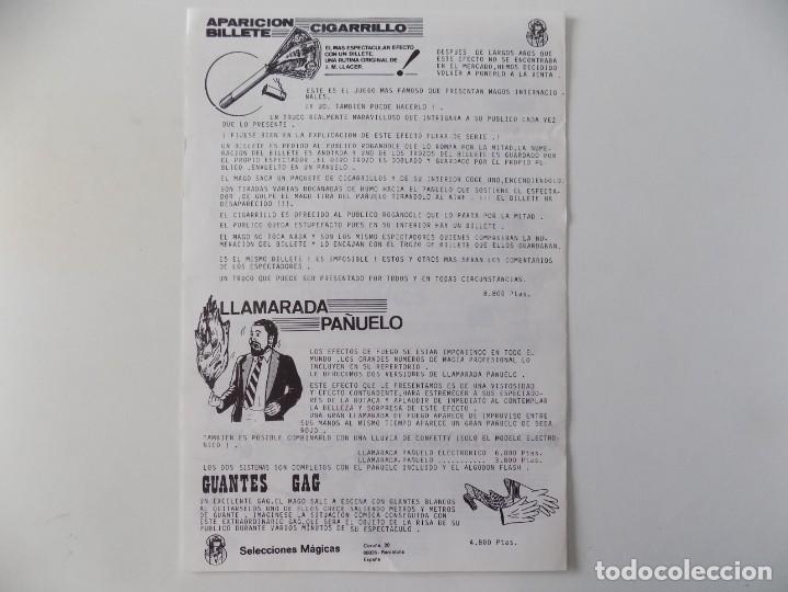 Libros de segunda mano: LIBRERIA GHOTICA. PROGRAMA DE SELECIONES M&Aacute;GICAS. FOLIO. 1980. ILUSTRADO. - Foto 3