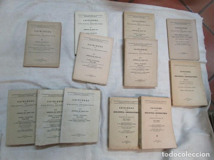 Libros de segunda mano: GALICIA BIBLIOGRAFIA - CATALOGO DE LA BIBLIOTECA UNIVERSITARIA - JOSE MARIA BUSTAMANTE Y URRUTIA 12T