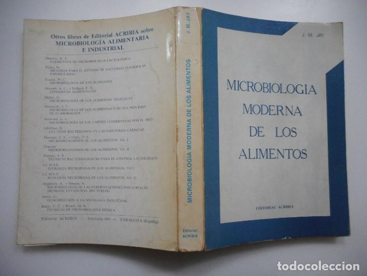 Libros de segunda mano: JAMES M. JAY    Microbiolog&iacute;a moderna de los alimentos   Y94061 - Foto 1