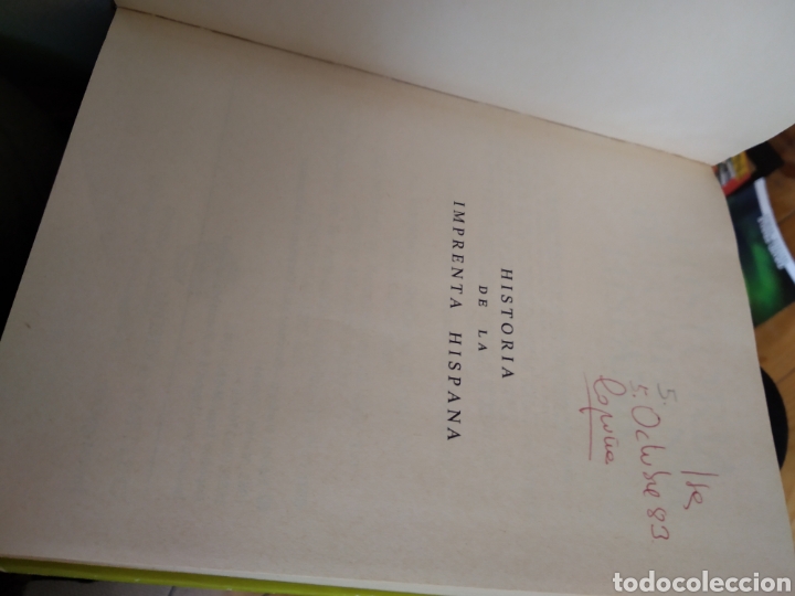 Libros de segunda mano: HISTORIA DE LA IMPRENTA HISPANA -VVAA #0890 - Foto 3