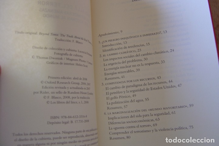Libros de segunda mano: M&Aacute;S ALL&Aacute; DEL TERROR. LOS LIBROS DEL LINCE. 1A EDICI&Oacute;N 2008 - Foto 3
