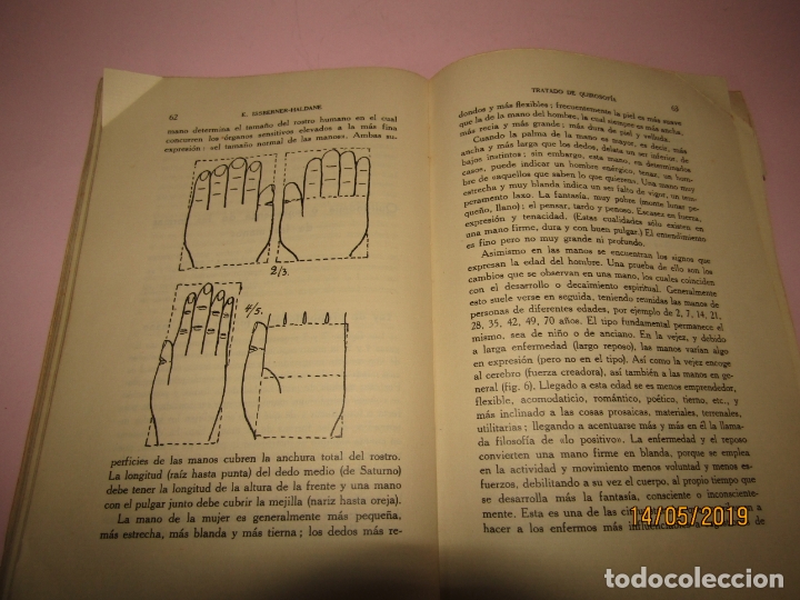 Libros de segunda mano: Antiguo TRATADO DE QUIROSOF&Iacute;A de la Editorial ORBIS con 38 Ilustraciones - Foto 3