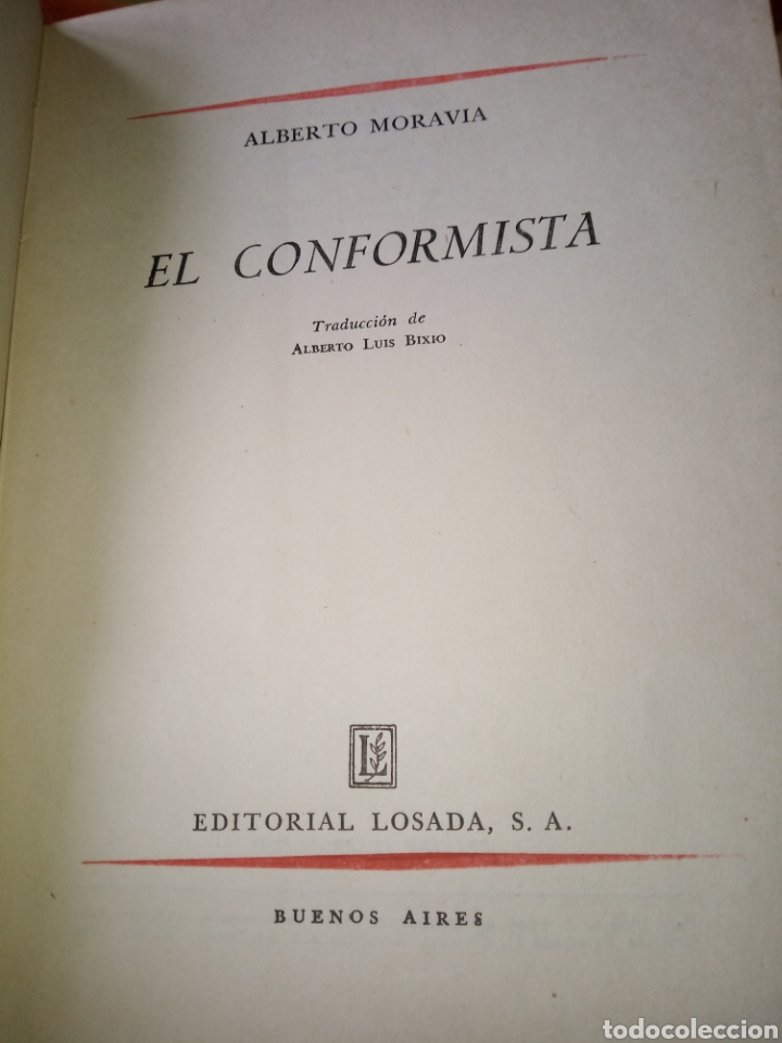 Libros de segunda mano: El conformista. Alberto Moravia - Foto 6