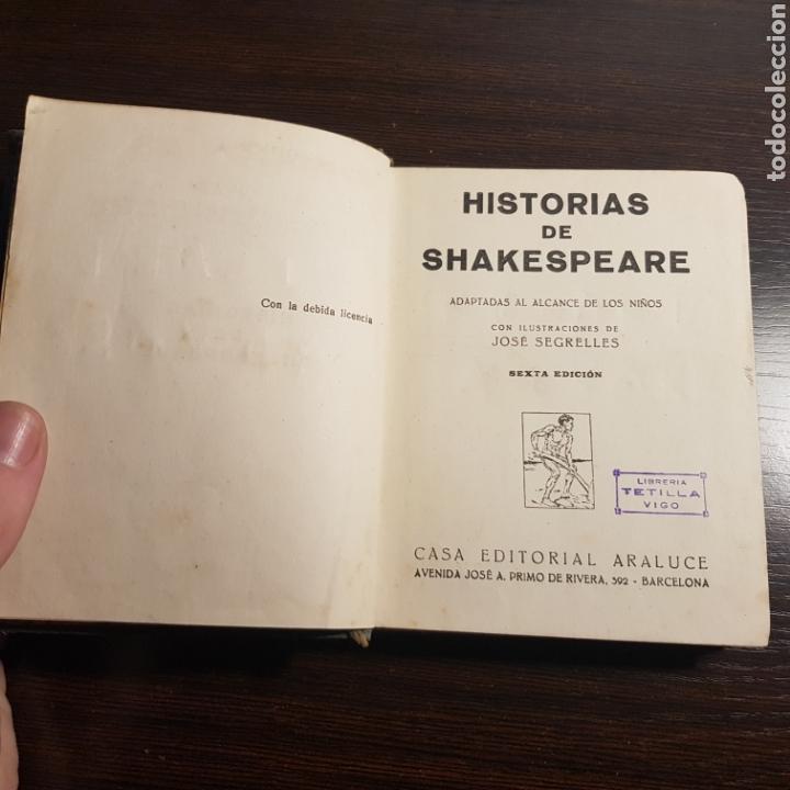 Libros de segunda mano: HISTORIAS DE SHAKESPEARE 1940 COLECCION ARALUCE - Foto 2