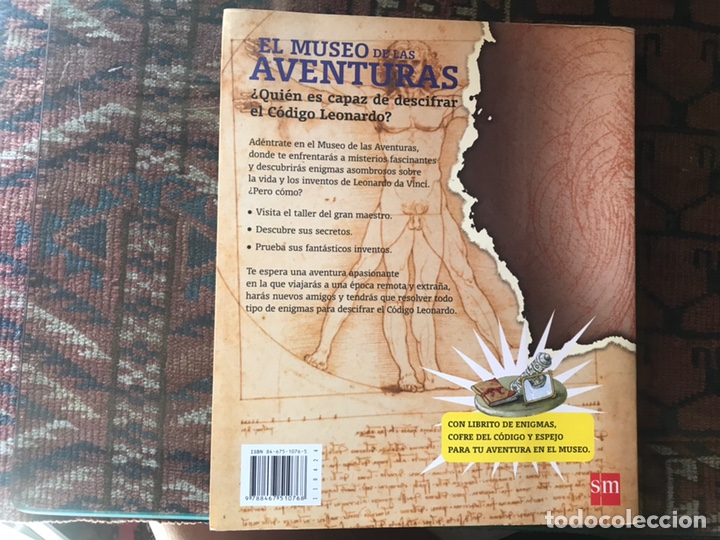 Libros de segunda mano: El c&oacute;digo Leonardo. Thomas Brezina. Raro - Foto 2