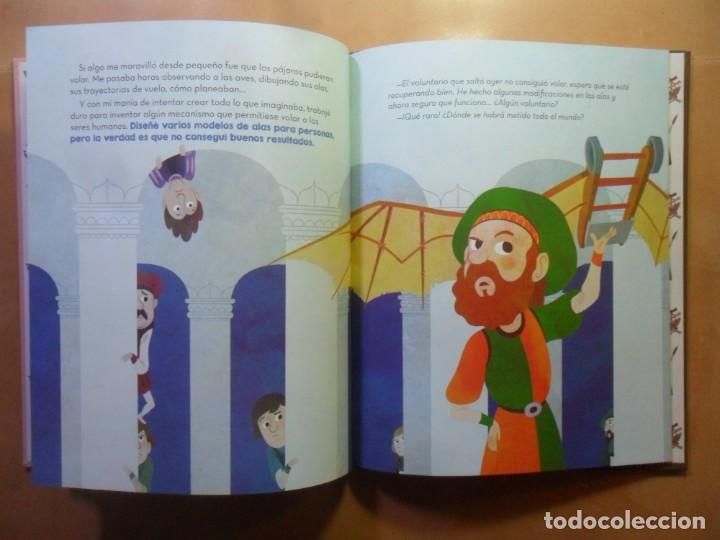Libros de segunda mano: LEONARDO DA VINCI - MIS PEQUE&Ntilde;OS HEROES - 2018 - Foto 3