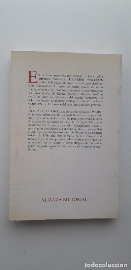 Libros de segunda mano: EL ARTE CLASICO - HEINRICH WOLFFLIN - Foto 3