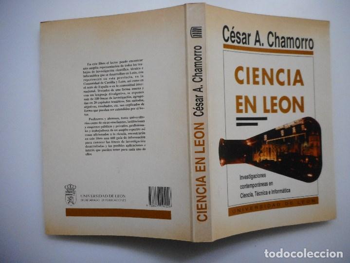 Libros de segunda mano: C&Eacute;SAR A. CHAMORRO   Ciencia en Le&oacute;n    Y94148 - Foto 1