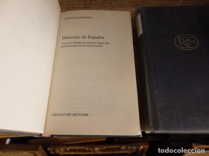 Libros de segunda mano: HISTORIA DE ESPA&Ntilde;A de MANUEL BALLESTEROS - 2 TOMOS,1973 - Foto 3