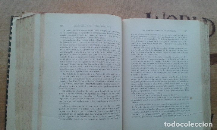Libros de segunda mano: OBRAS COMPLETAS. EMILIO MOLA VIDAL - Foto 2